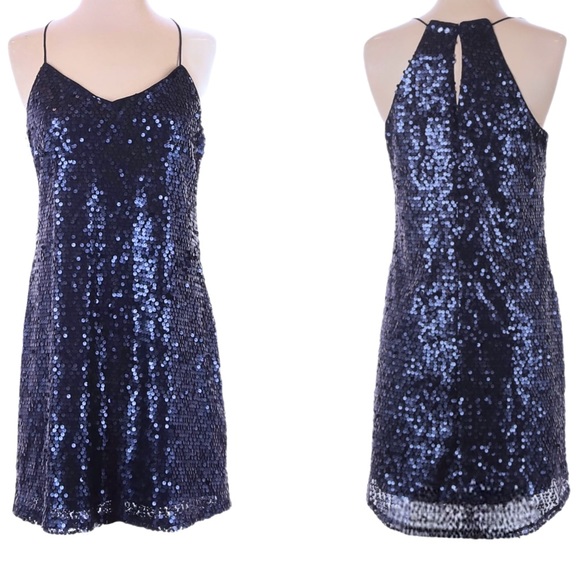 Robe Sans Bretelles Express - Bleu Marine, Taille XS, Occasion En Très Bon état